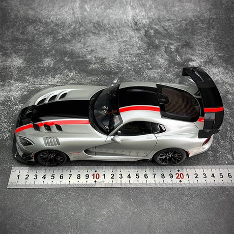 [Autoart] 1:18 Dodge 2017 Viper ACR Silver & Red Model Car Die-Cast