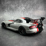 [Autoart] 1:18 Dodge 2017 Viper ACR Silver & Red Model Car Die-Cast