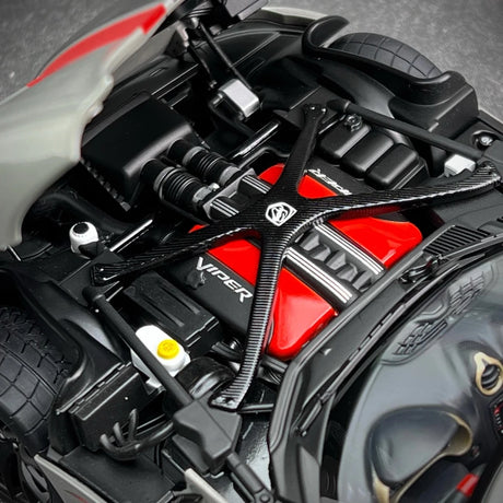 [Autoart] 1:18 Dodge 2017 Viper ACR Silver & Red Model Car Die-Cast