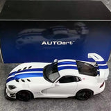 [Autoart] 1:18 Dodge 2017 Viper ACR White & Blue Model Car Die-Cast