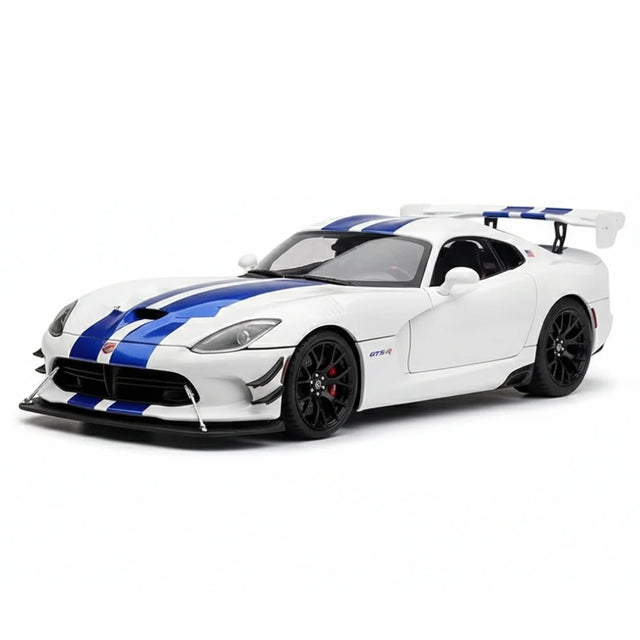 [Autoart] 1:18 Dodge 2017 Viper ACR White & Blue Model Car Die-Cast
