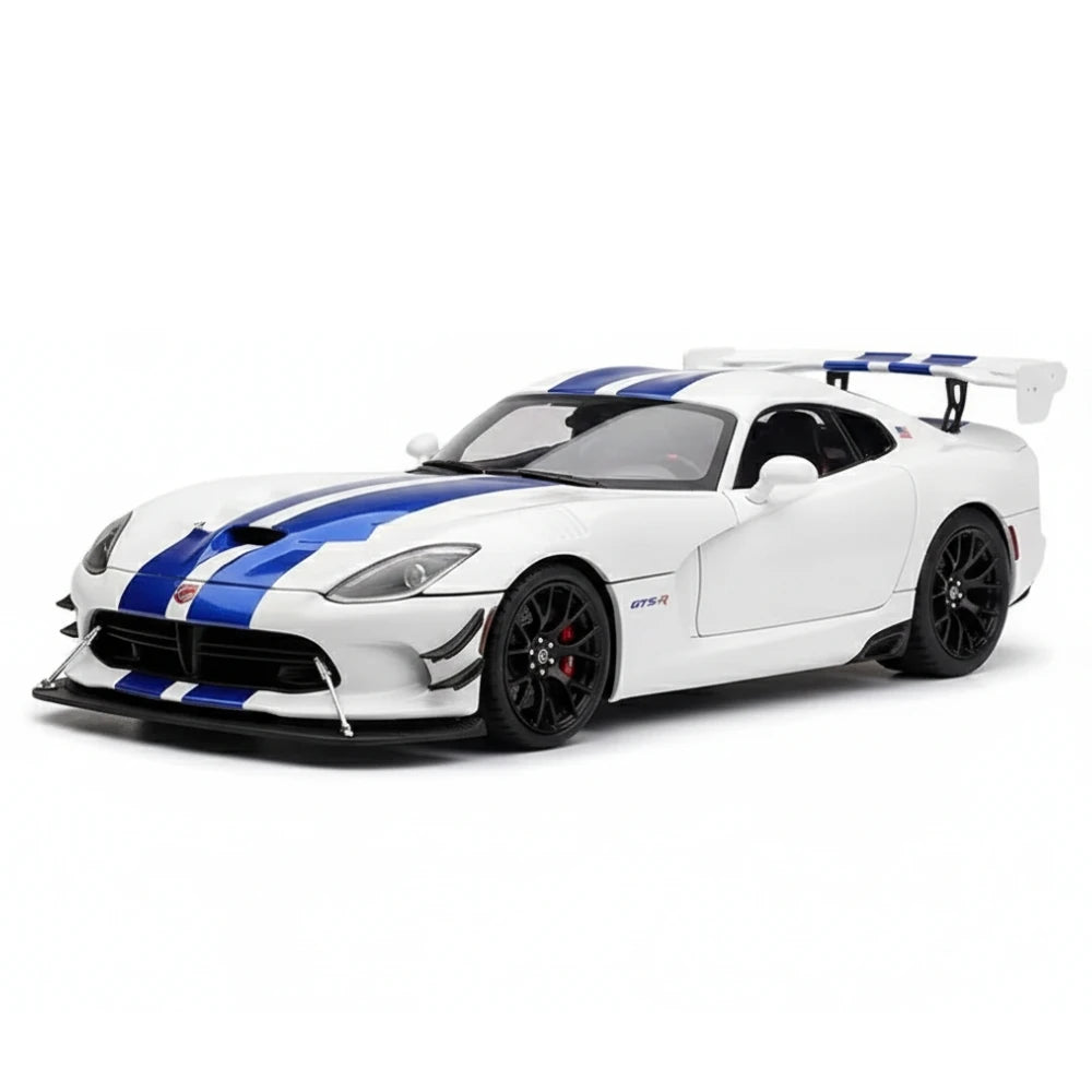 [Autoart] 1:18 Dodge 2017 Viper ACR White & Blue Model Car Die-Cast