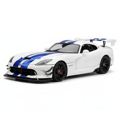 [Autoart] 1:18 Dodge 2017 Viper ACR White & Blue Model Car Die-Cast