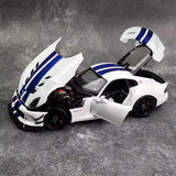 [Autoart] 1:18 Dodge 2017 Viper ACR White & Blue Model Car Die-Cast