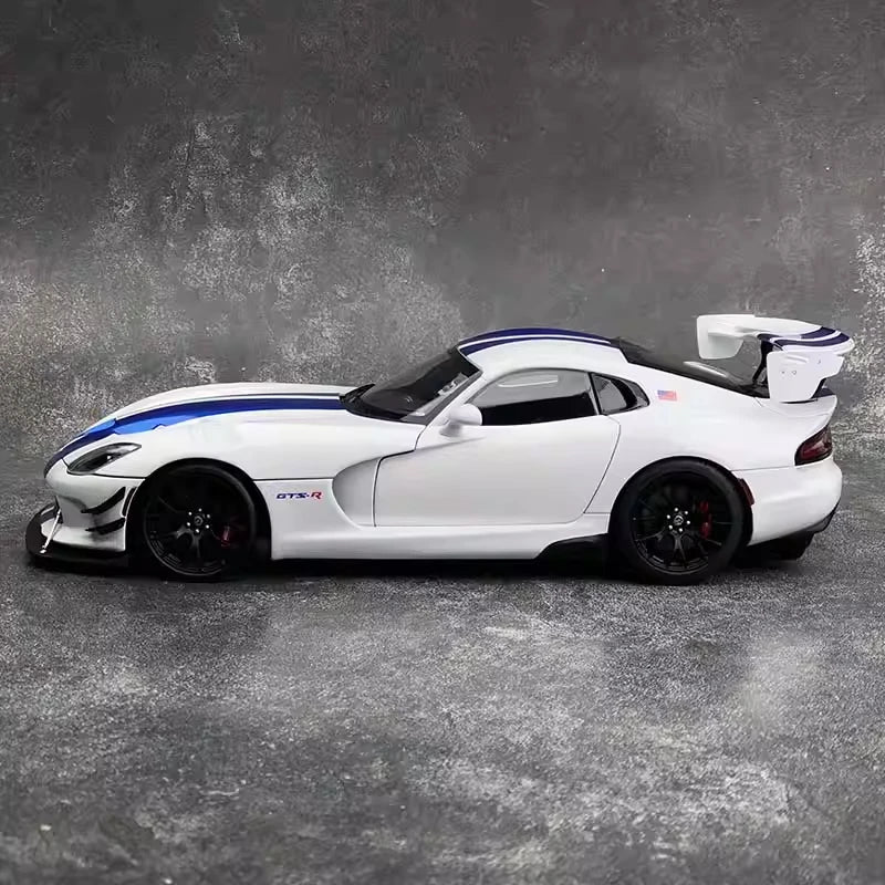 [Autoart] 1:18 Dodge 2017 Viper ACR White & Blue Model Car Die-Cast
