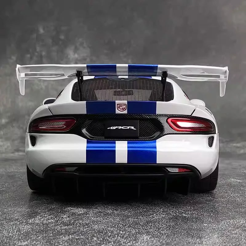 [Autoart] 1:18 Dodge 2017 Viper ACR White & Blue Model Car Die-Cast