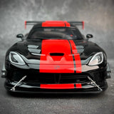[Autoart] 1:18 Dodge 2017 Viper ACR Black & Red Model Car Die-Cast