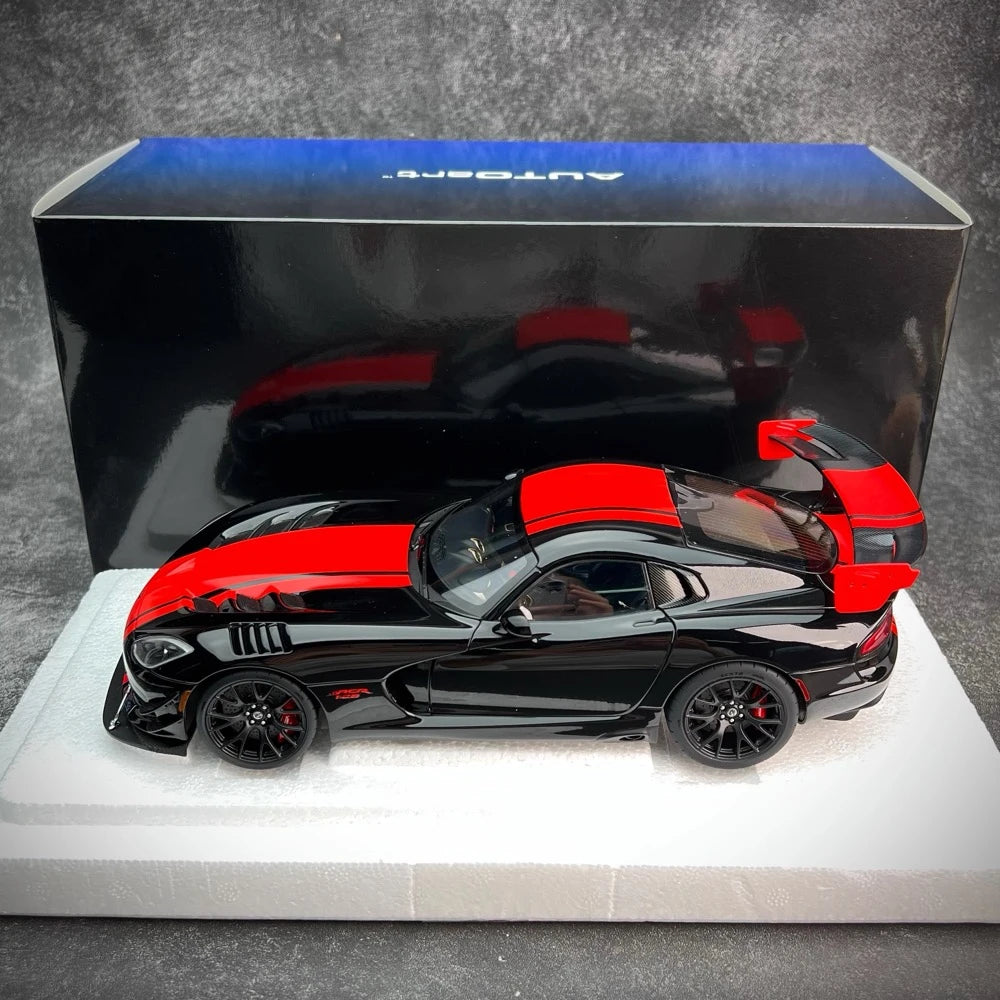 [Autoart] 1:18 Dodge 2017 Viper ACR Black & Red Model Car Die-Cast