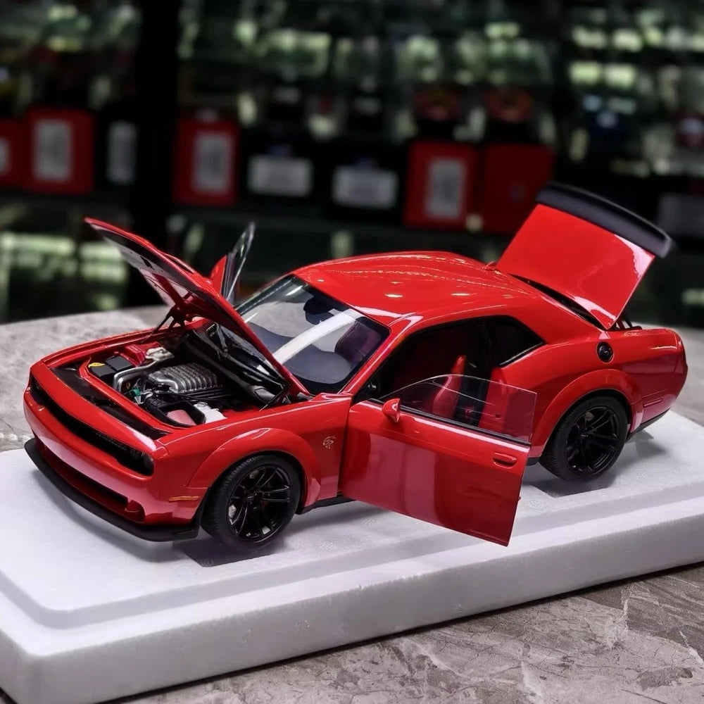 [Autoart] 1:18 Dodge 2022 Challenger SRT Jailbreak röd modellbil Die-Cast