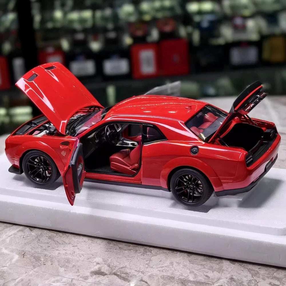 [Autoart] 1:18 Dodge 2022 Challenger SRT Jailbreak röd modellbil Die-Cast