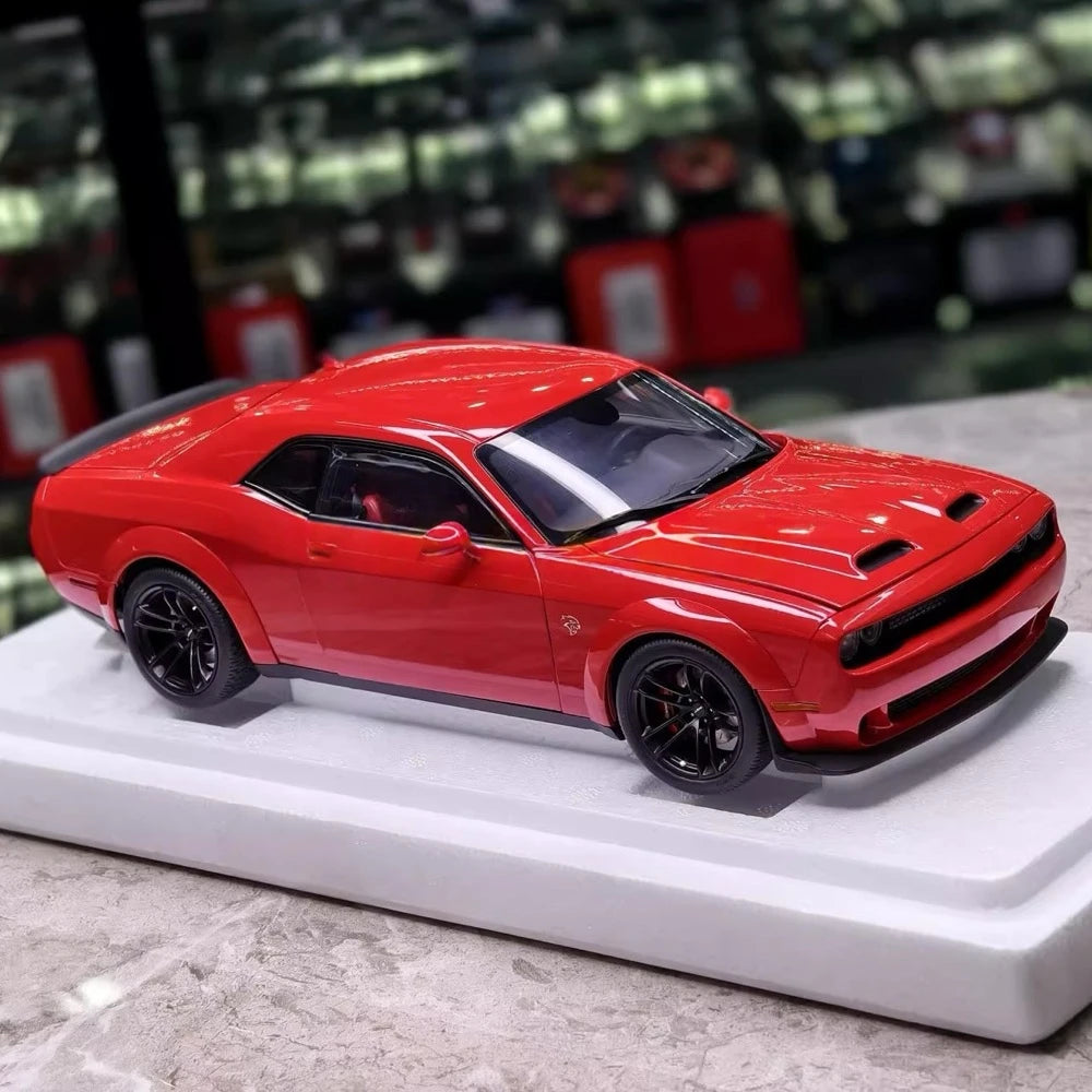 [Autoart] 1:18 Dodge 2022 Challenger SRT Jailbreak röd modellbil Die-Cast