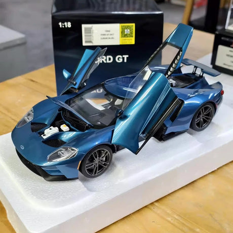 [AutoArt] 1:18 Ford 2017 GT blauw modelauto Die-Cast