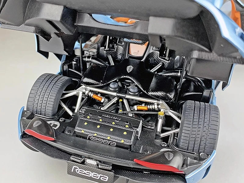 [AutoArt] 1:18 Koenigsegg 2016 Regera blauw modelauto Die-Cast