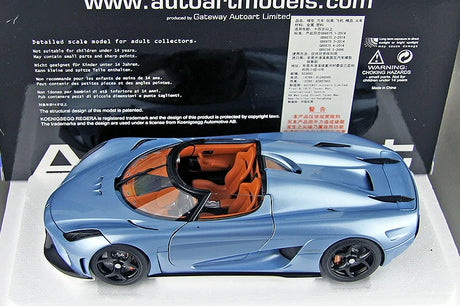 [AutoArt] 1:18 Koenigsegg 2016 Regera Blue Model Car Die-Cast