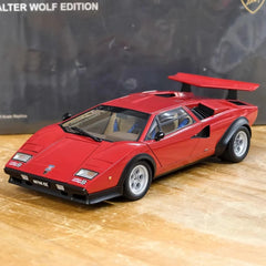 [AutoArt] 1:18 Lamborghini 1978 Countach LP400S Walter Wolf Edition Model Car Die-Cast