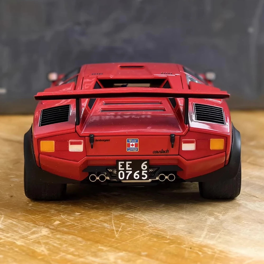 [AutoArt] 1:18 Lamborghini 1978 Countach LP400S Walter Wolf Edition Model Car Die-Cast
