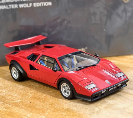 [AutoArt] 1:18 Lamborghini 1978 Countach LP400S Walter Wolf Edition Model Car Die-Cast
