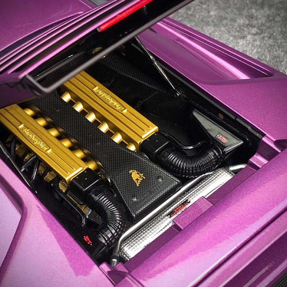 [AutoArt] 1:18 Lamborghini 1994 Diablo SE30 Jota Purple Model Car Die-Cast