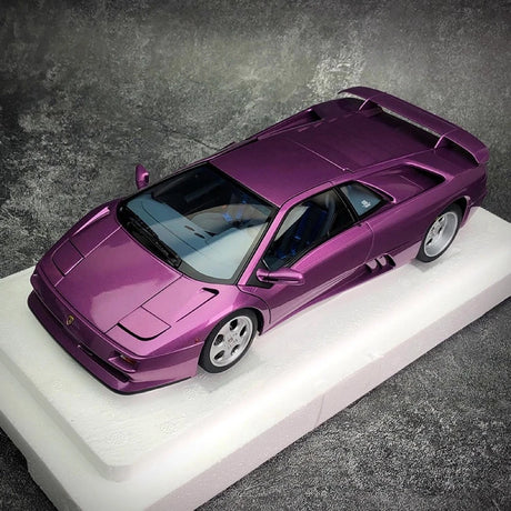 [AutoArt] 1:18 Lamborghini 1994 Diablo SE30 Jota Purple Model Car Die-Cast