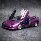 [AutoArt] 1:18 Lamborghini 1994 Diablo SE30 Jota Purple Model Car Die-Cast