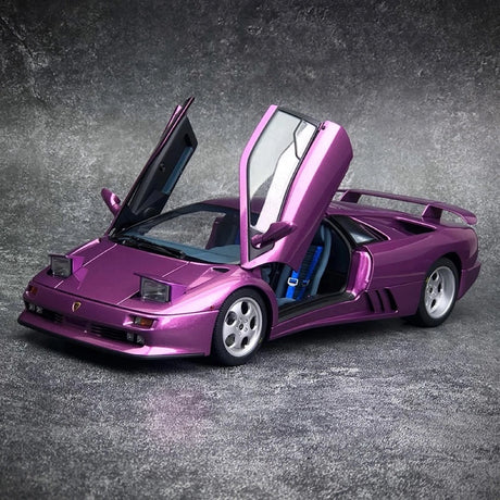 [AutoArt] 1:18 Lamborghini 1994 Diablo SE30 Jota Purple Model Car Die-Cast