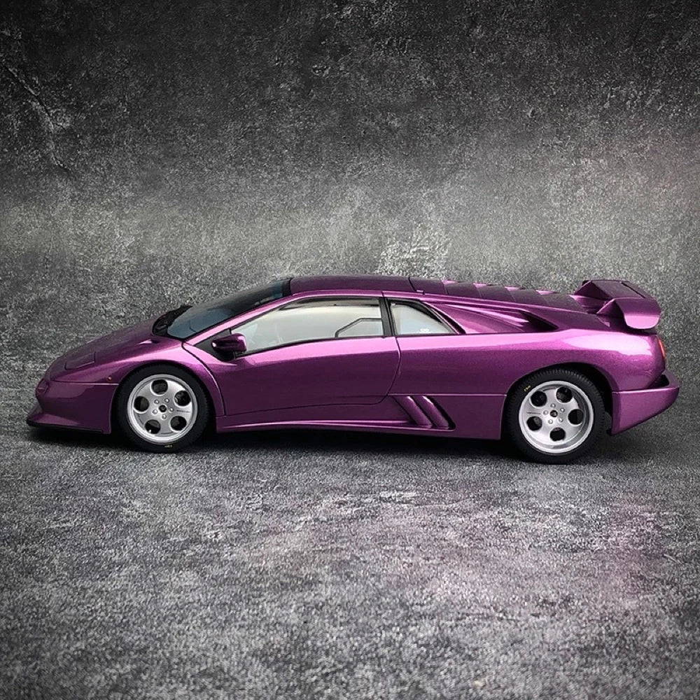 [AutoArt] 1:18 Lamborghini 1994 Diablo SE30 Jota Purple Model Car Die-Cast