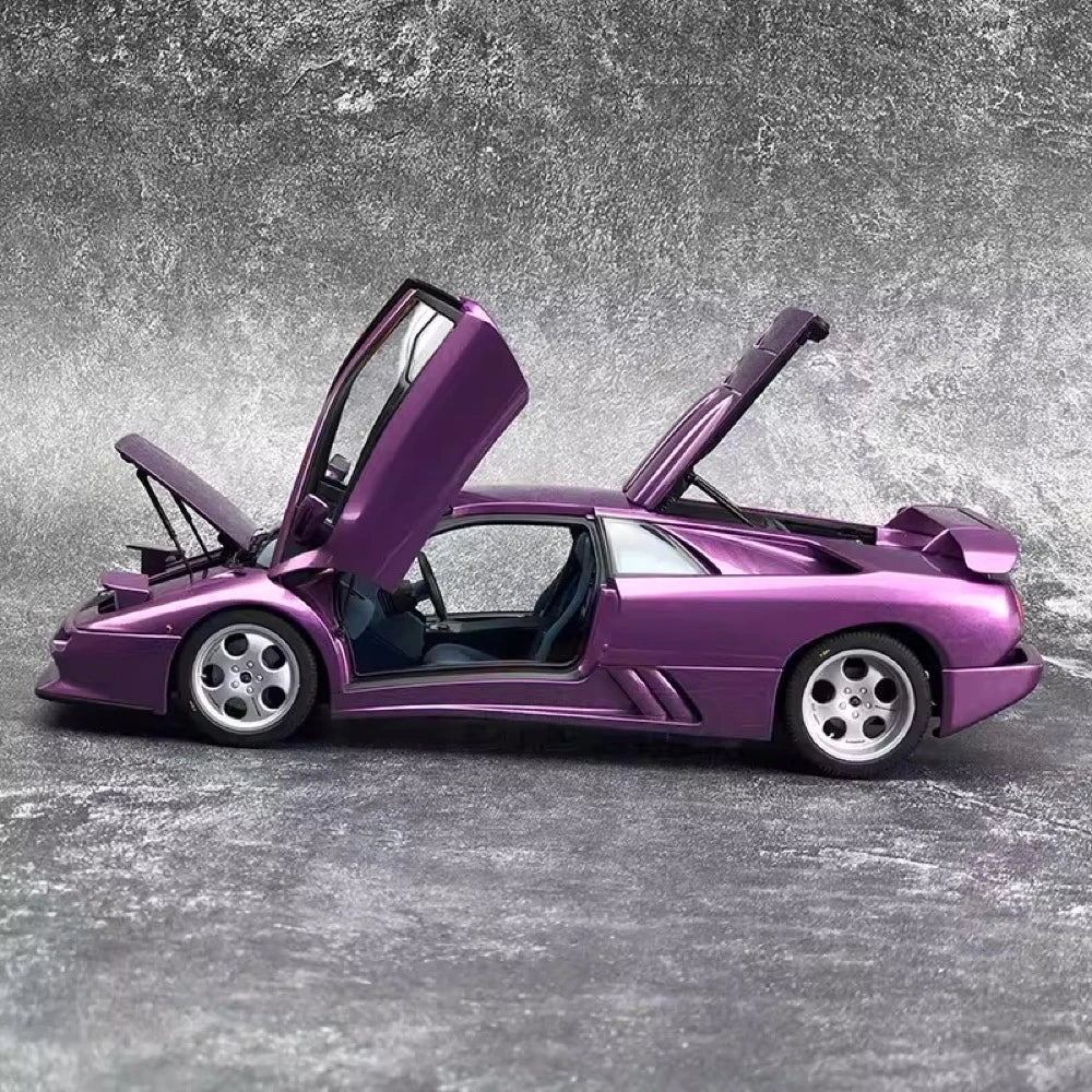 [AutoArt] 1:18 Lamborghini 1994 Diablo SE30 Jota Purple Model Car Die-Cast