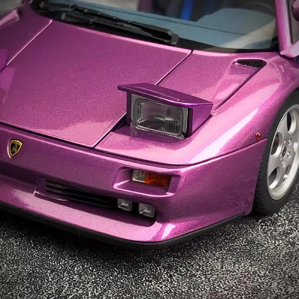 [AutoArt] 1:18 Lamborghini 1994 Diablo SE30 Jota Purple Model Car Die-Cast