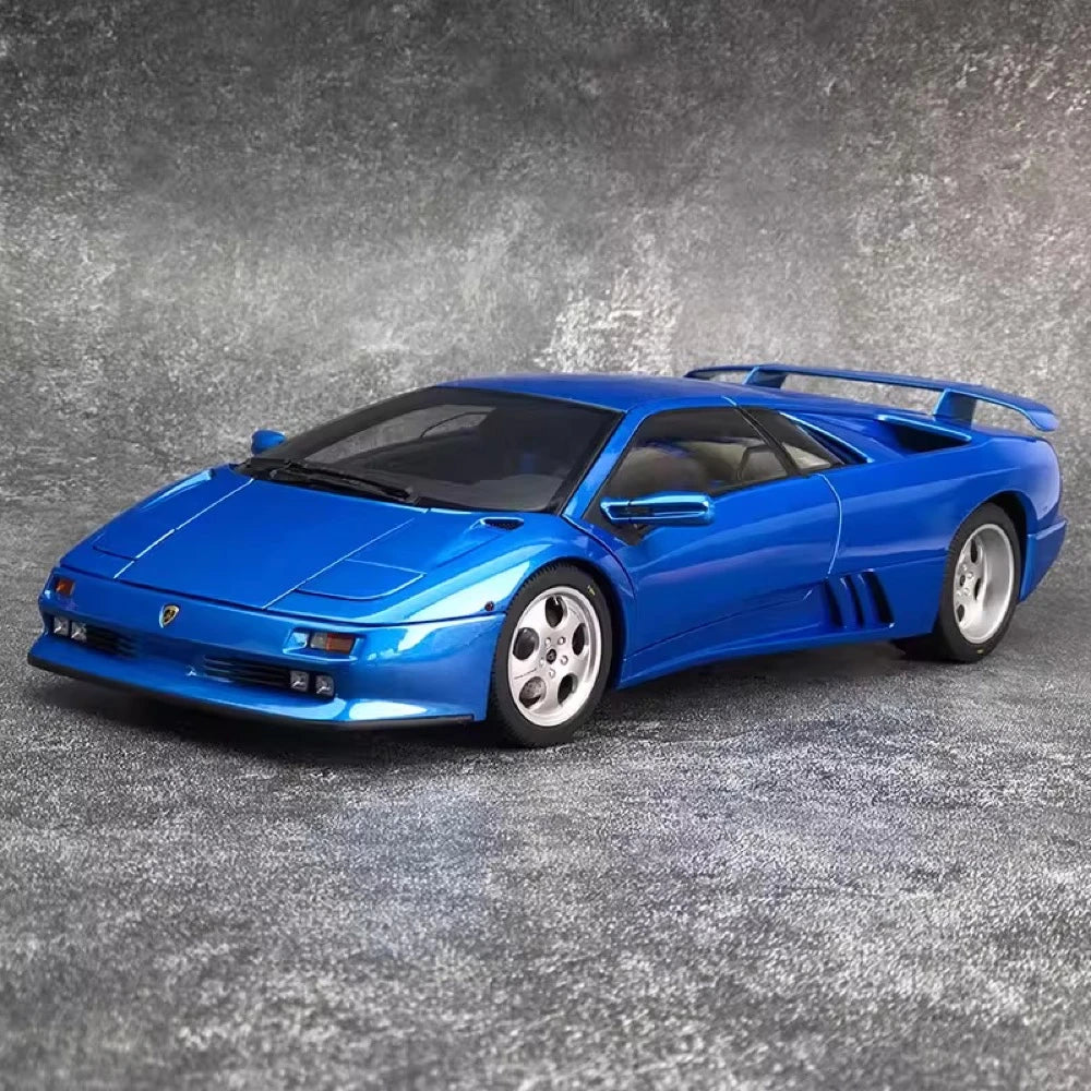 [AutoArt] 1:18 Lamborghini 1994 Diablo SE30 Jota Blue Model Car Die-Cast