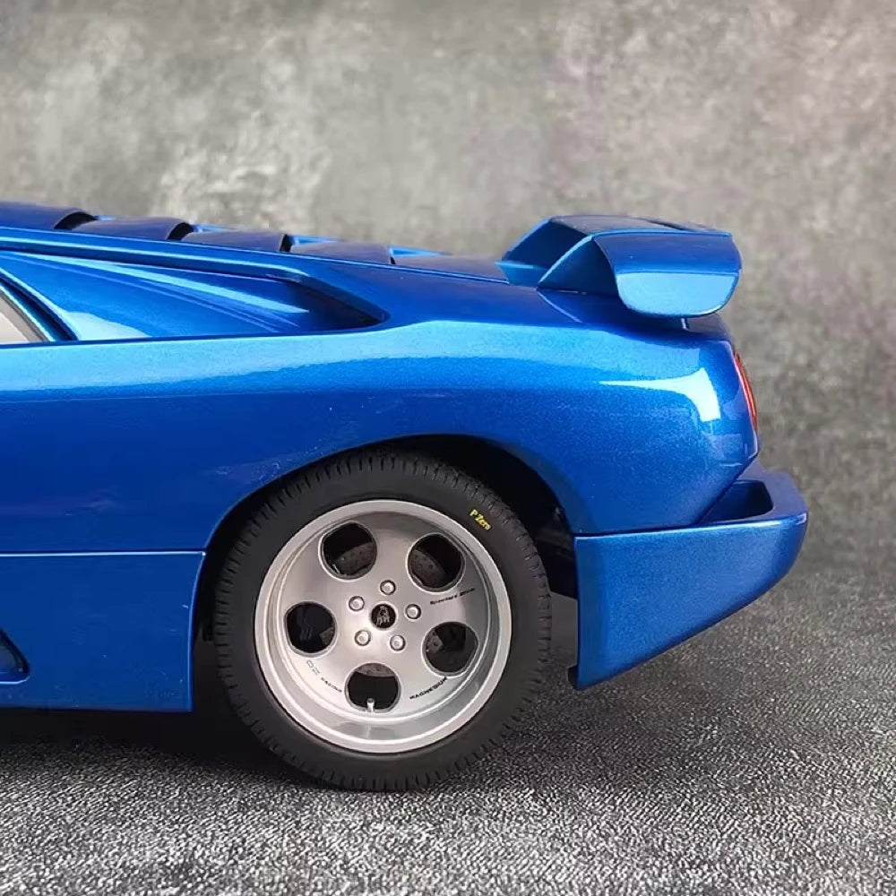 [AutoArt] 1:18 Lamborghini 1994 Diablo SE30 Jota Blue Model Car Die-Cast