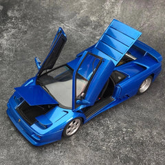 [AutoArt] 1:18 Lamborghini 1994 Diablo SE30 Jota Blue Model Car Die-Cast