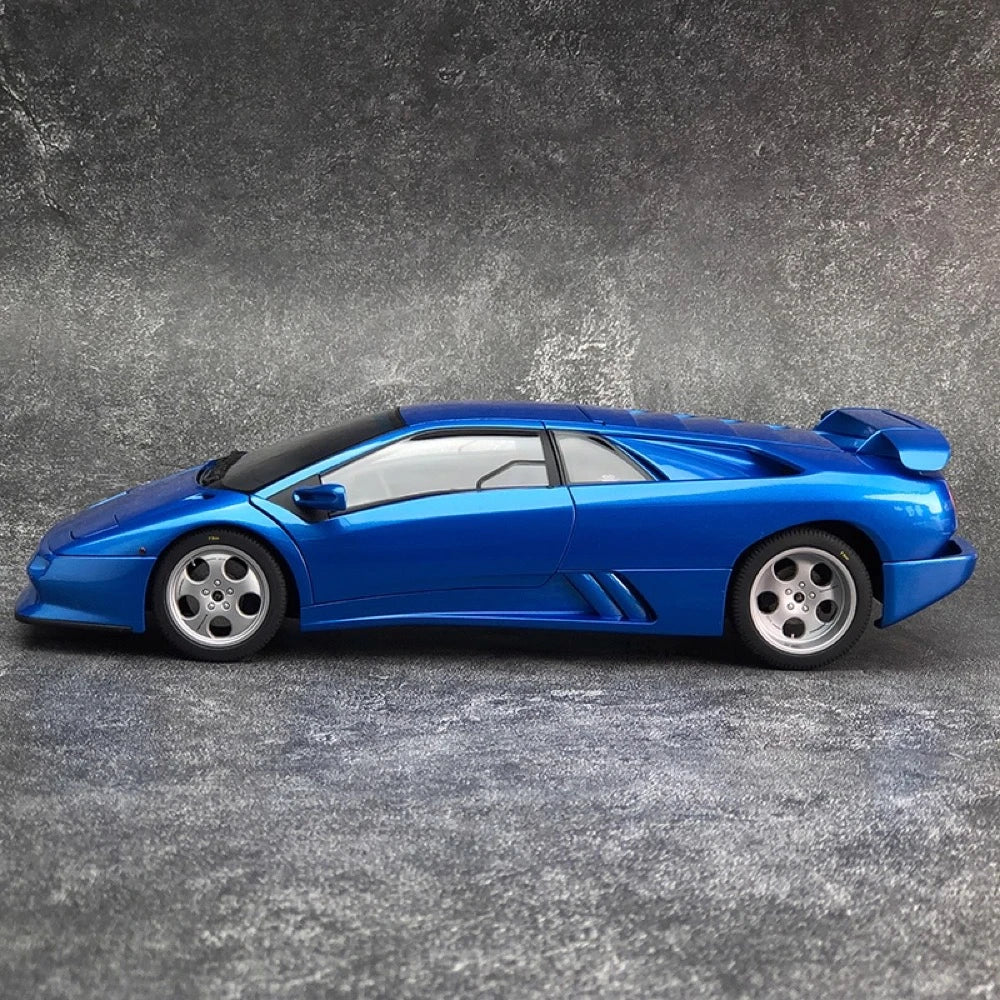 [AutoArt] 1:18 Lamborghini 1994 Diablo SE30 Jota Blue Model Car Die-Cast