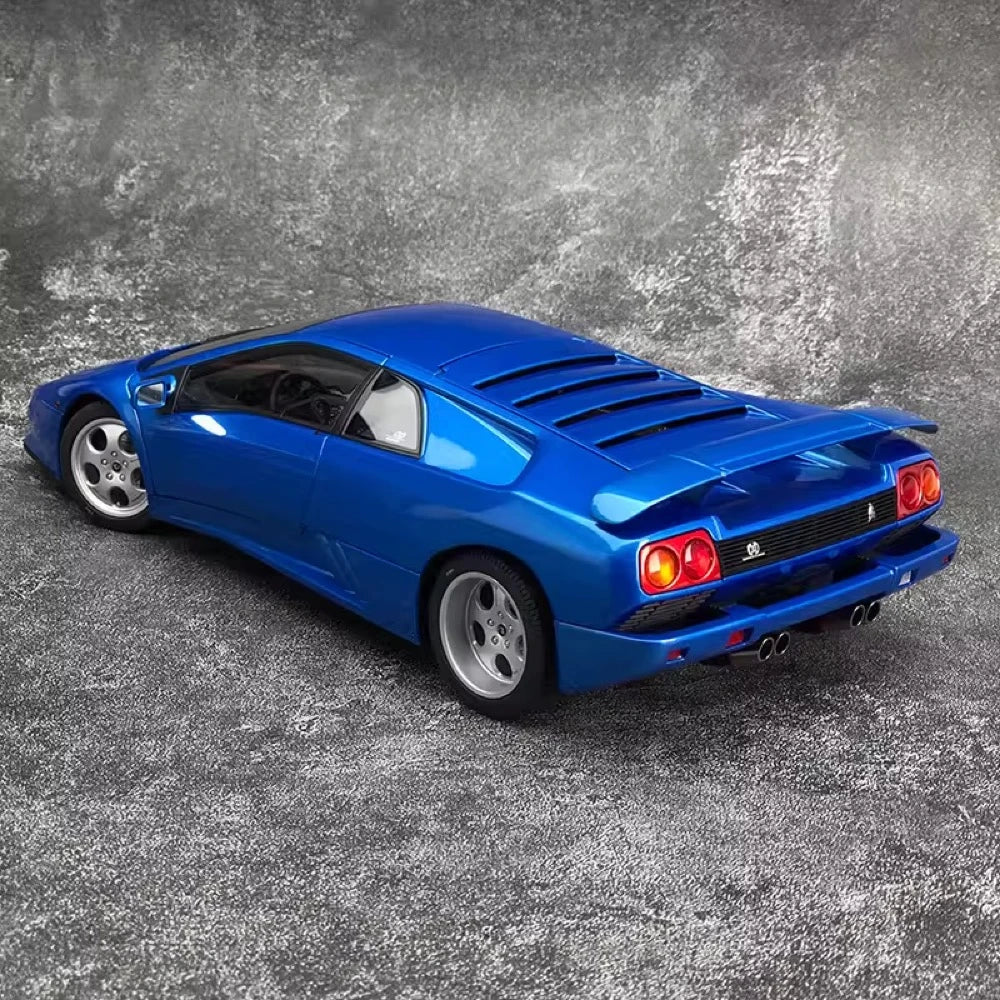 [AutoArt] 1:18 Lamborghini 1994 Diablo SE30 Jota Blue Model Car Die-Cast