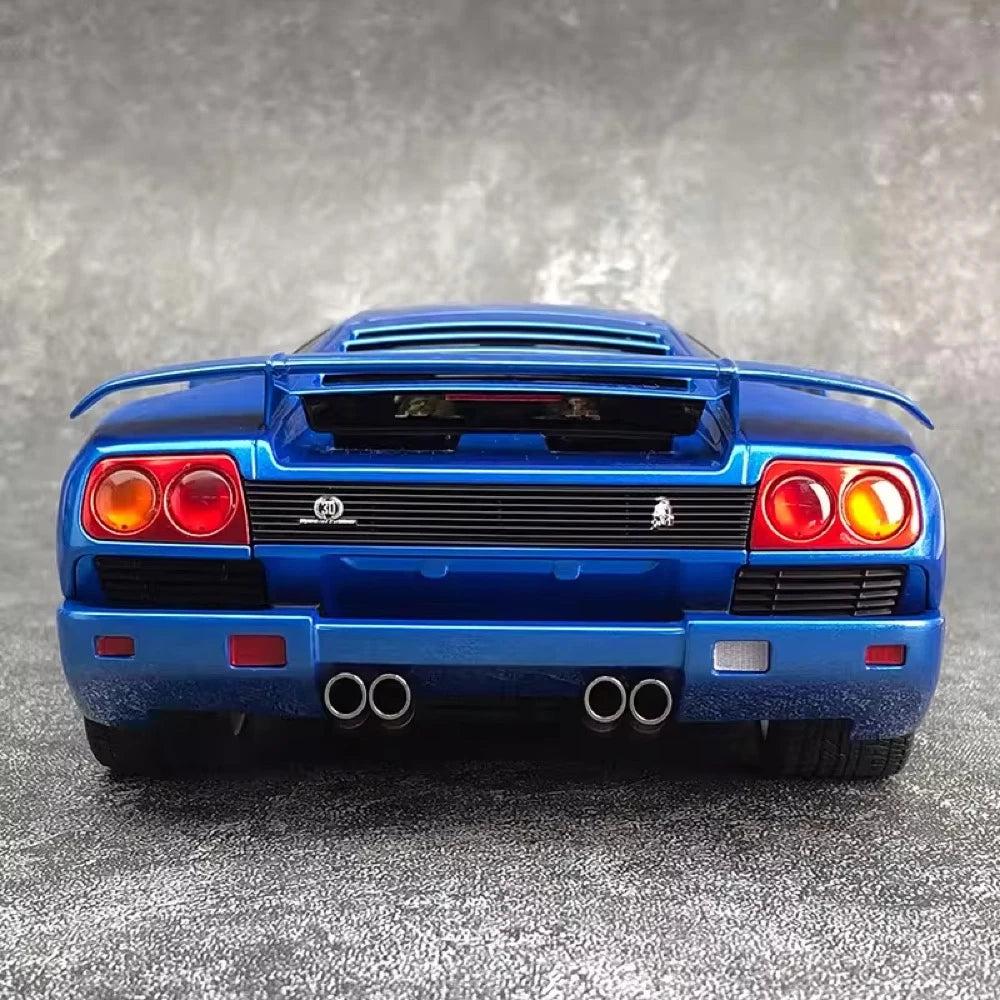 [AutoArt] 1:18 Lamborghini 1994 Diablo SE30 Jota Blue Model Car Die-Cast