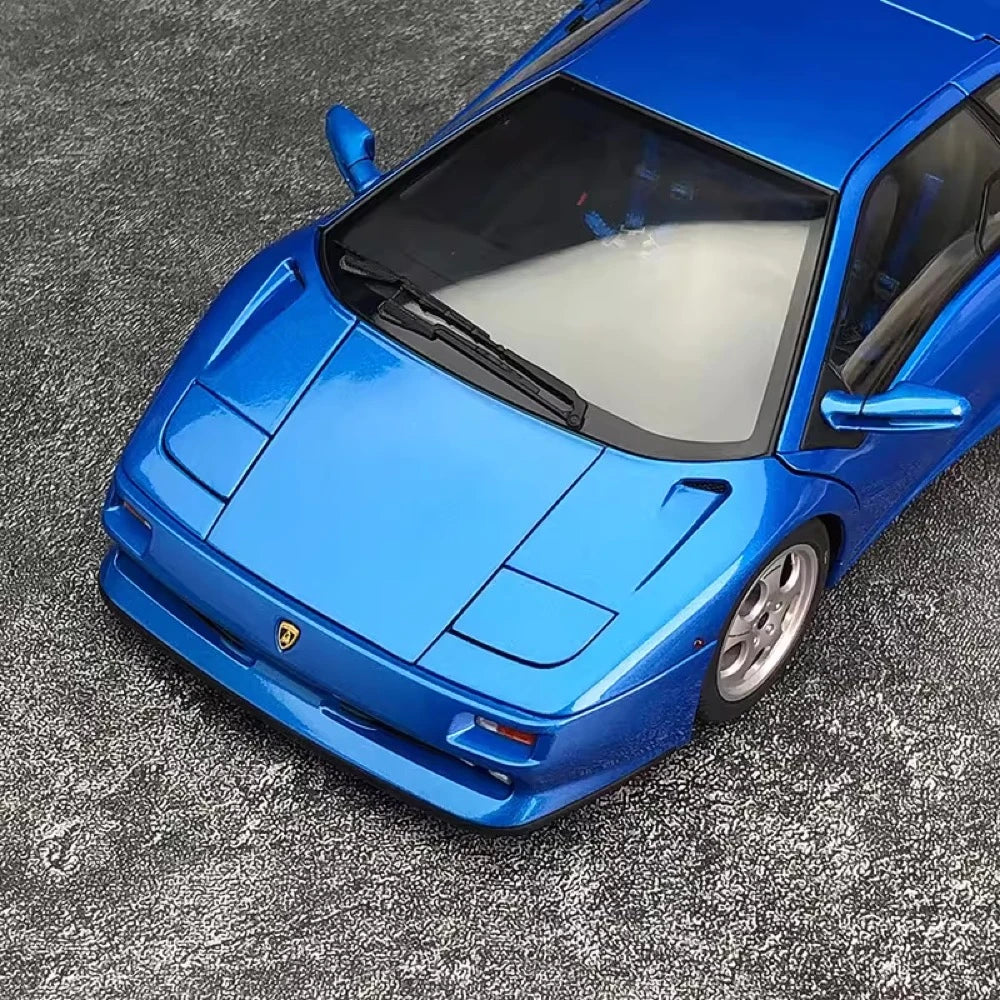 [AutoArt] 1:18 Lamborghini 1994 Diablo SE30 Jota Blue Model Car Die-Cast
