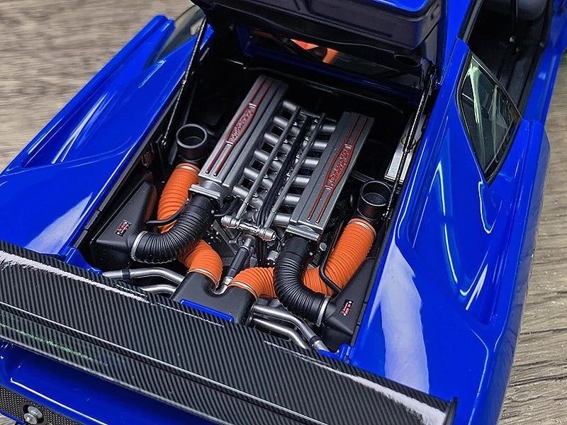 [AutoArt] 1:18 Lamborghini 1999 Diablo SVR Blue Model Car Die-Cast