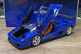 [AutoArt] 1:18 Lamborghini 1999 Diablo SVR Blue Model Car Die-Cast