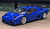 [AutoArt] 1:18 Lamborghini 1999 Diablo SVR Blue Model Car Die-Cast