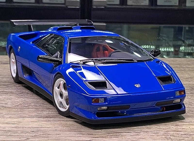 [AutoArt] 1:18 Lamborghini 1999 Diablo SVR blu modellino di auto Die-Cast
