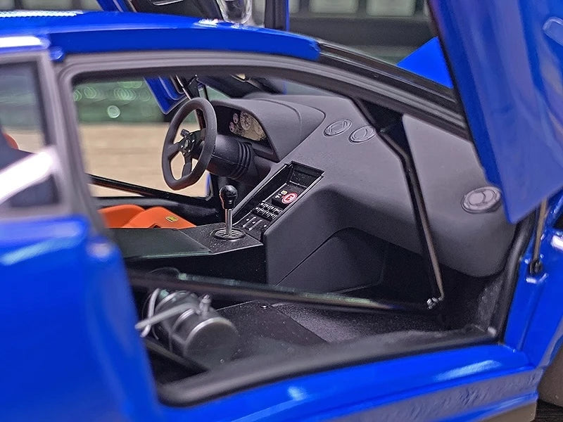 [AutoArt] 1:18 Lamborghini 1999 Diablo SVR Blue Model Car Die-Cast