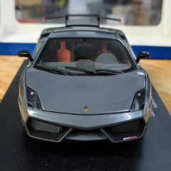 [AutoArt] 1:18 Lamborghini 2010 Gallardo LP570-4 Superleggera gris voiture miniature Die-Cast