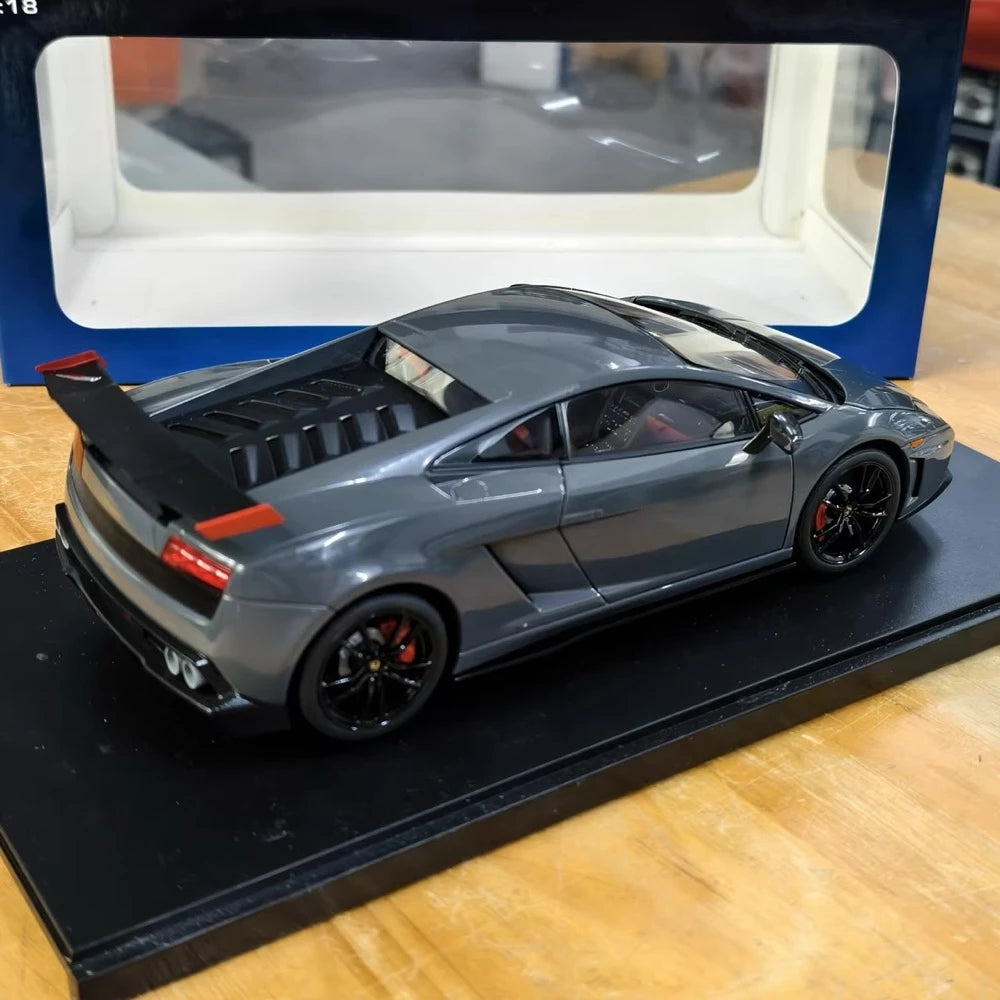 [AutoArt] 1:18 Lamborghini 2010 Gallardo LP570-4 Superleggera Gray Model Car Die-Cast