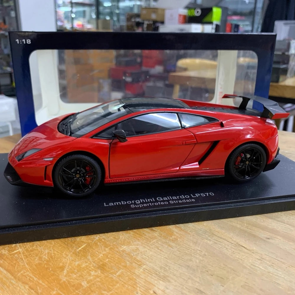 [AutoArt] 1:18 Lamborghini 2010 Gallardo LP570-4 Superleggera Red Model Car Die-Cast
