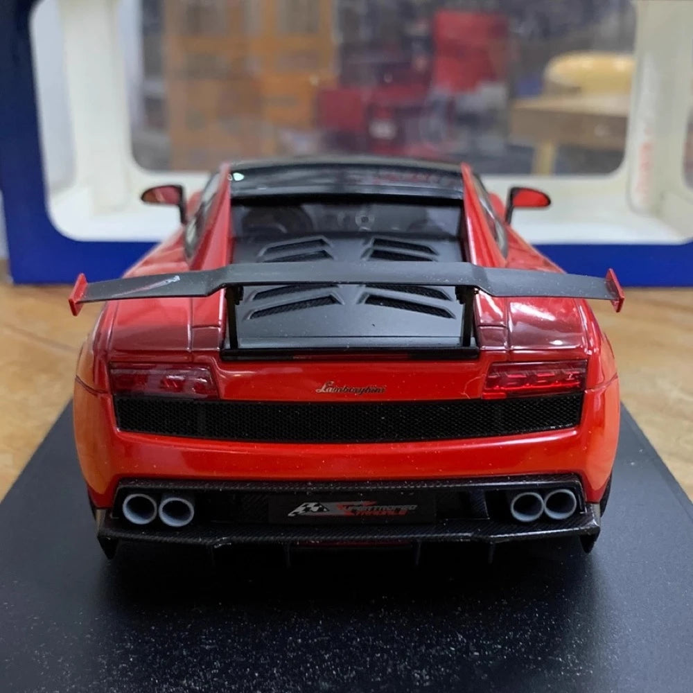 [AutoArt] 1:18 Lamborghini 2010 Gallardo LP570-4 Superleggera Red Model Car Die-Cast