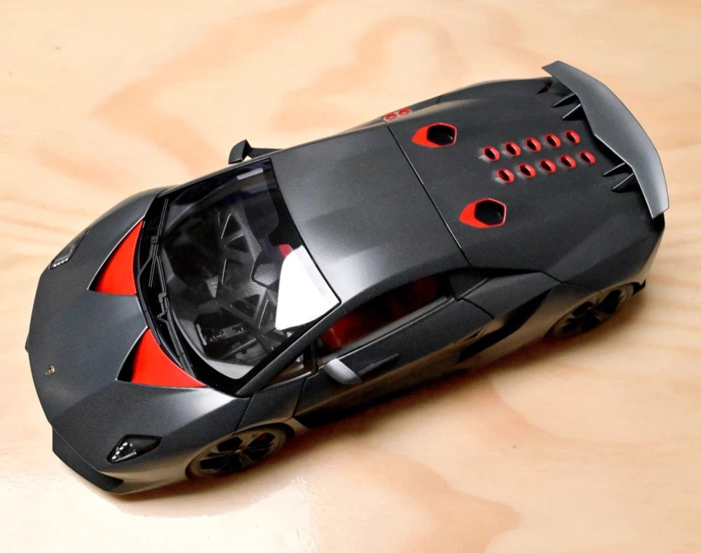 [AutoArt] 1:18 Lamborghini 2011 Sesto Elemento Black Model Car Die-Cast