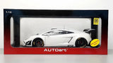 [AutoArt] 1:18 Lamborghini 2013 Gallardo GT3 FL2 White Model Car Die-Cast
