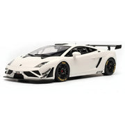 AutoArt Lamborghini 2013 Gallardo GT3 FL2 الأبيض 1:18 – مجسم سيارة معدني للعرض والاقتناء