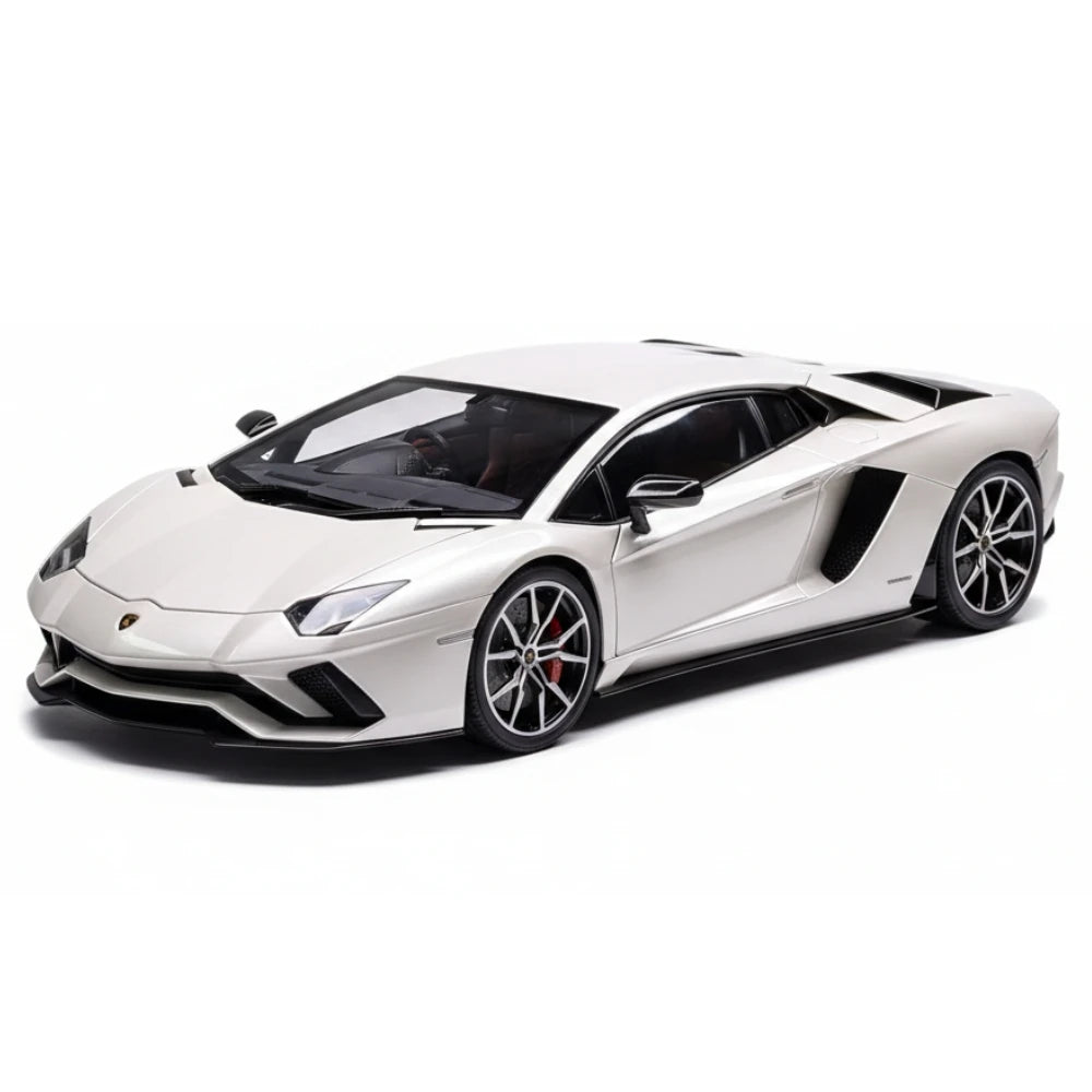 [AutoArt] 1:18 Lamborghini 2017 Aventador S Silver Model Car Die-Cast