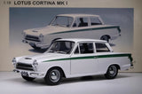 [AutoArt] 1:18 Lotus 1963 Cortina Mk1 White Model Car Die-Cast