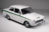 [AutoArt] 1:18 Lotus 1963 Cortina Mk1 White Model Car Die-Cast
